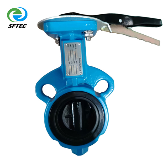 Ductile Iron Body CF8 SS Disc Concentric Butterfly Valve