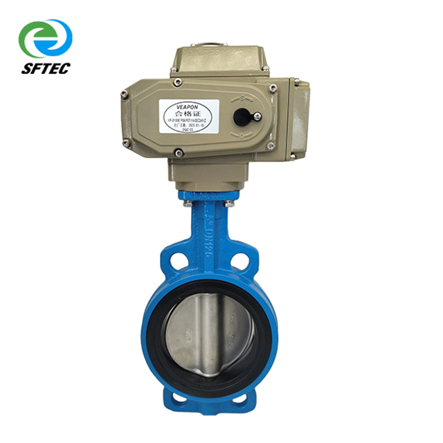 electric wafer butterfly valve DI+CF8+EPDM -G0001