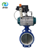 7. pneumatic wafer butterfly valve w positioner and filter DI+CF8+PTFE DN200(7)-G0005 