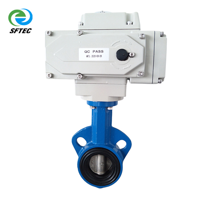 electric wafer butterfly valve DI+CF8+EPDM -G0001