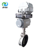8. pneumatic wafer butterfly valve w Rotork positioner SS+SS+EPDM DN100 (2)-G0001 