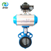 3. pneumatic wafer butterfly valve w solenoid valve and limit switch DI+CF8+EPDM - DN80 -G0001 (1) 