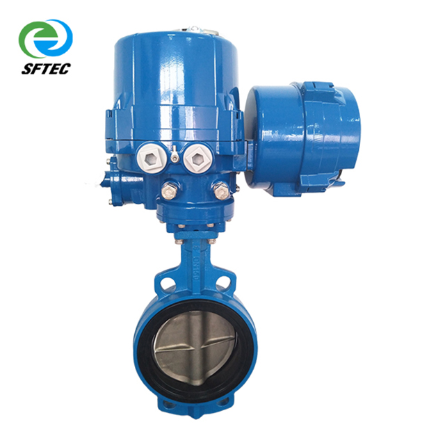 intelligent type electric wafer butterfly valve DI+CF8+EPDM -G0001 (1)