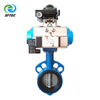 3. pneumatic wafer butterfly valve w solenoid valve and limit switch DI+CF8+EPDM - DN80 -G0001 (4) 