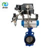 8. pneumatic wafer butterfly valve w YTC positioner DI+SS+EPDM DN100(2)-G0001 