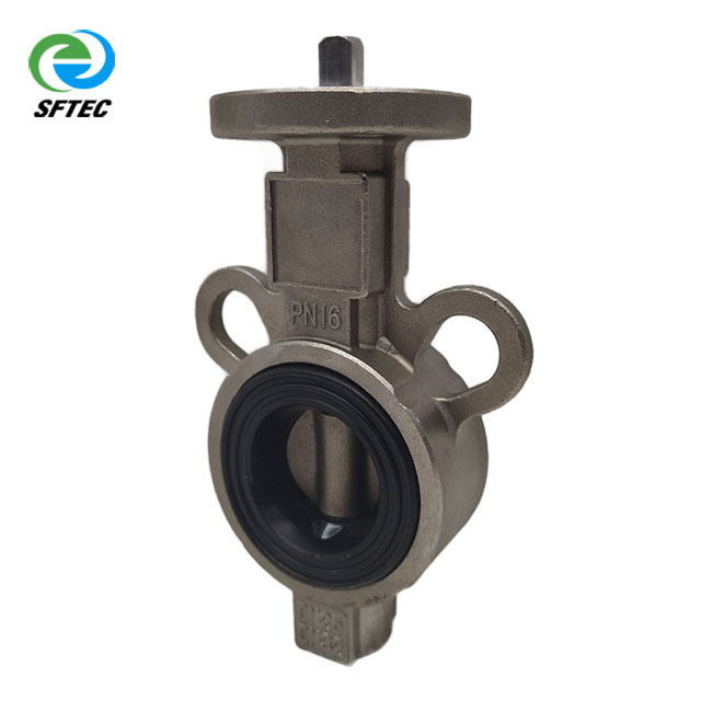 7. DN32 bare rod ISO5211 mounted pad wafer stainless steel butterfly valve (3) 拷贝