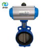 1.pneumatic wafer butterfly valve DI+CF8+EPDM DN125-G0007 