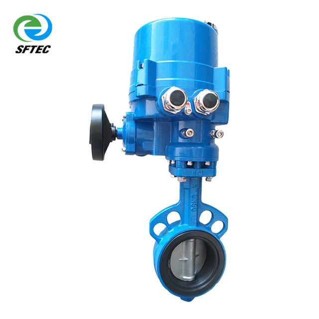 LQ type electric wafer butterfly valve DI+CF8+EPDM G0001 (2)A