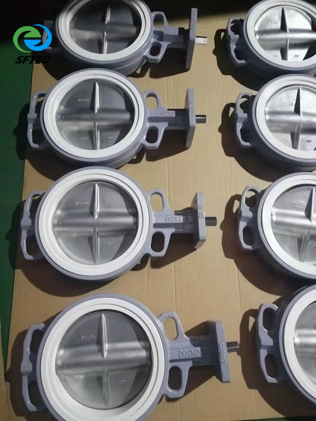 3.lever wafer butterfly valve Stainless steel- G0001 (6)