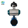 4. pneumatic wafer butterfly valve w EX limit switch DI+NYLON+NBR DN150 - G0001 