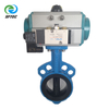 2. pneumatic wafer butterfly valve w solenoid valve DI+NYLON+NBR DN80 (2)-G0001 