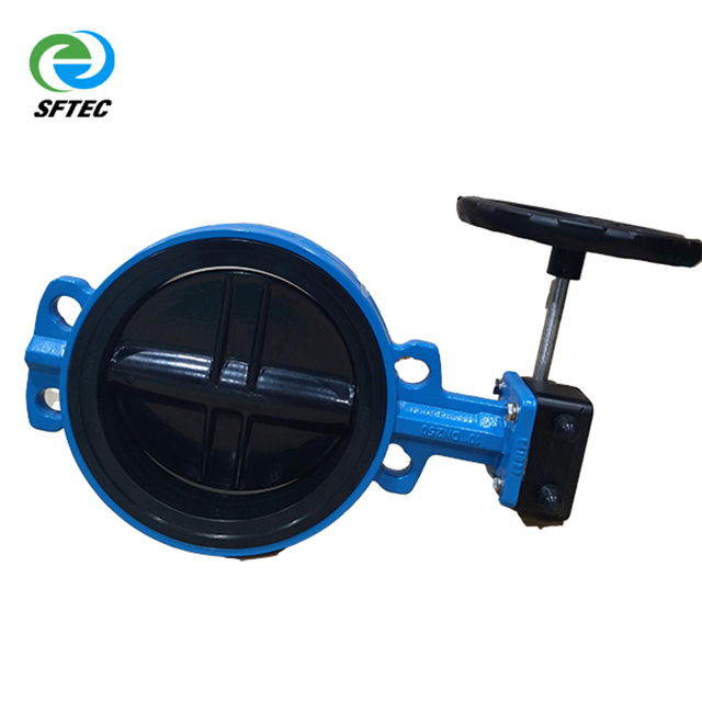1.gear wafer butterfly valve DI+NYLON+NBR DN250 (2)--G0001 