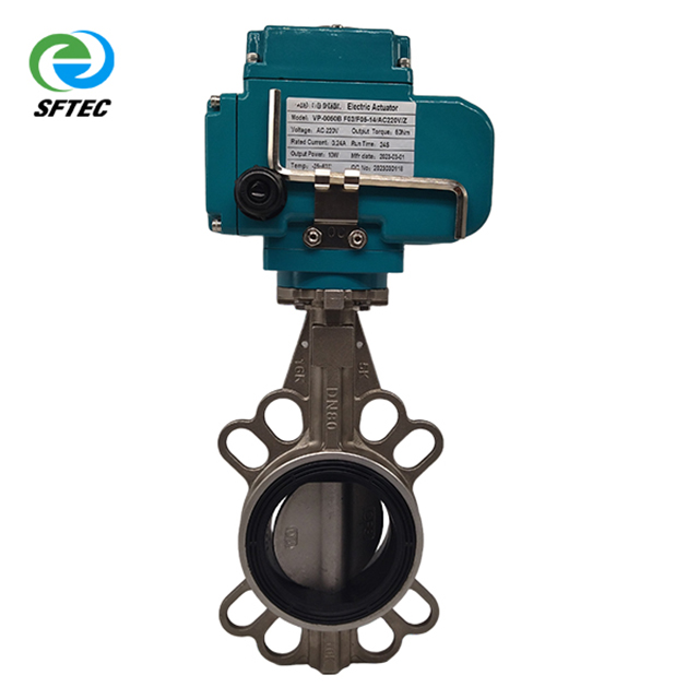 electric wafer butterfly valve SS+CF8+EPDM (2) -G0005