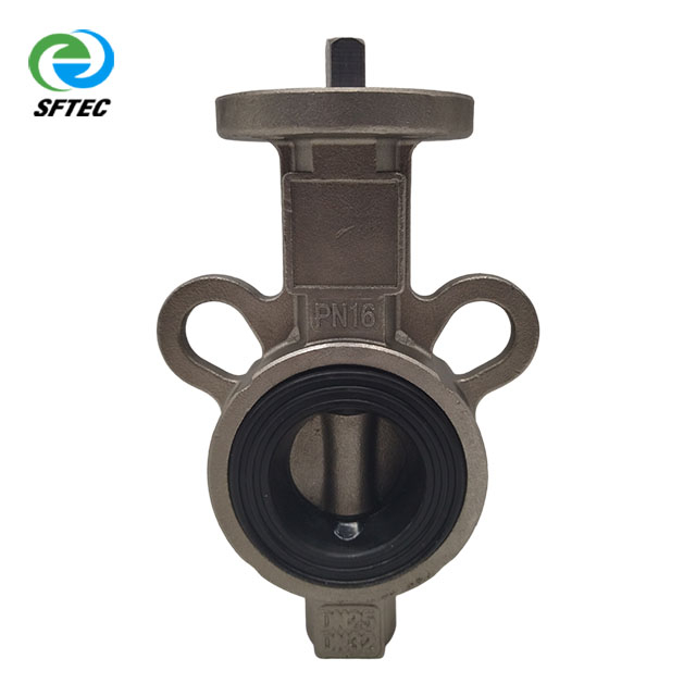 7. DN32 bare rod ISO5211 mounted pad wafer stainless steel butterfly valve (2) 拷贝