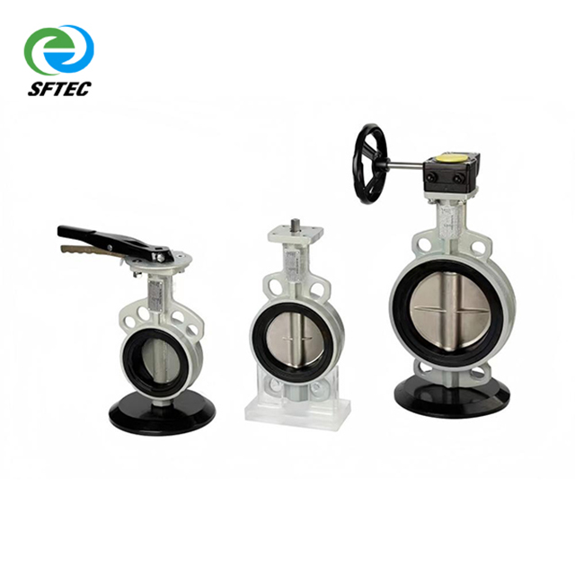 3.lever wafer butterfly valve Stainless steel - G0001(1) 