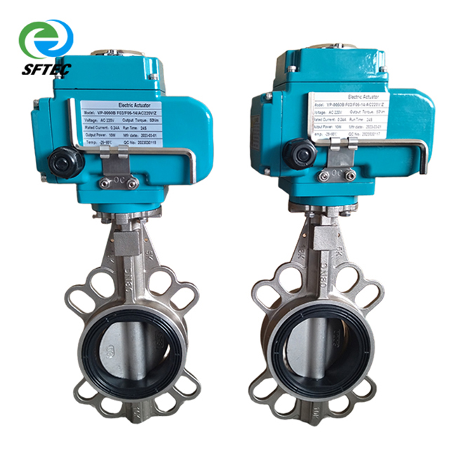 electric wafer butterfly valve SS+CF8+EPDM (3) -G0005