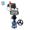 7. pneumatic wafer butterfly valve w positioner and cluth DI+CF8+PTFE (2)-G0005 