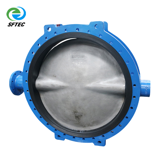 3 U-shaped desulfurization flange butterfly valve DI+1.4529+NBR-DN1200 G0005 
