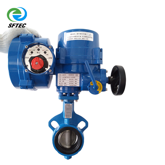 intelligent type electric wafer butterfly valve DI+CF8+EPDM -G0001 (4)