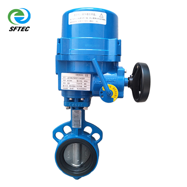  LQ type electric wafer butterfly valve DI+CF8+EPDM G0001 (1)