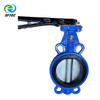 6.lever wafer butterfly valve Ductile iron + CF8 + EPDM DN125 - -G0005 
