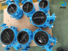 2.lever wafer butterfly valve DI+NYLON+NBR -- G0001(1)