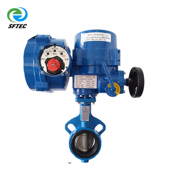 intelligent type electric wafer butterfly valve DI+CF8+EPDM -G0001 (3)